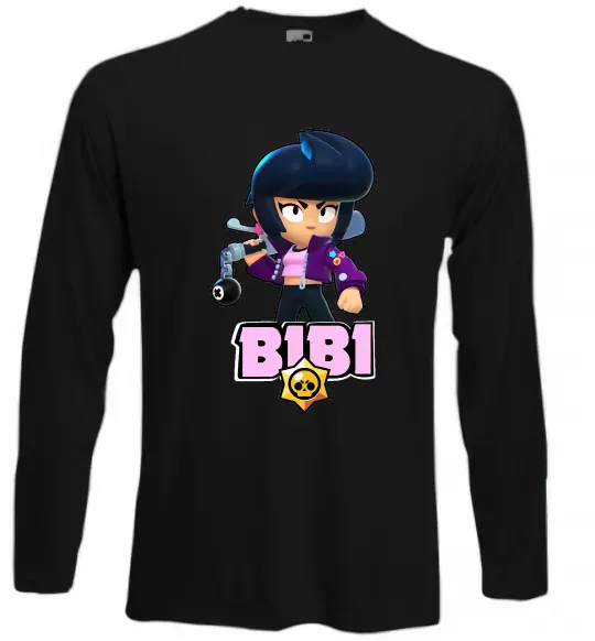 Лонгслів Bibi Brawl Stars Чорний фото