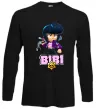 Лонгслів Bibi Brawl Stars Чорний Лонгслів Bibi Brawl Stars Чорний фото