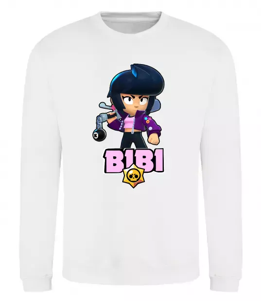 Свитшот Bibi Brawl Stars Белый фото