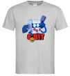 Мужская футболка Brawl Stars 8 bit Серый фото