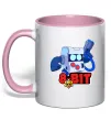 Чашка с цветной ручкой Brawl Stars 8 bit Нежно розовый фото