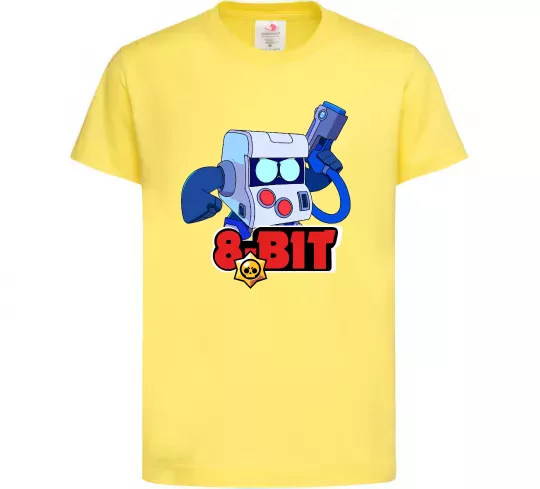 Детская футболка Brawl Stars 8 bit Лимонный фото
