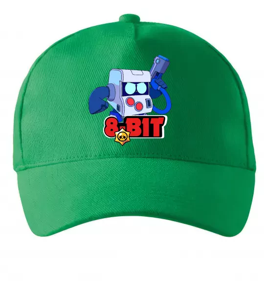 Кепка Brawl Stars 8 bit Зеленый фото