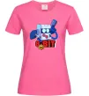 Женская футболка Brawl Stars 8 bit Ярко-розовый фото