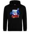 Мужская толстовка (худи) Brawl Stars 8 bit Черный фото
