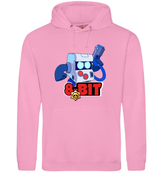 Жіноча толстовка (худі) Brawl Stars 8 bit Рожевий фото