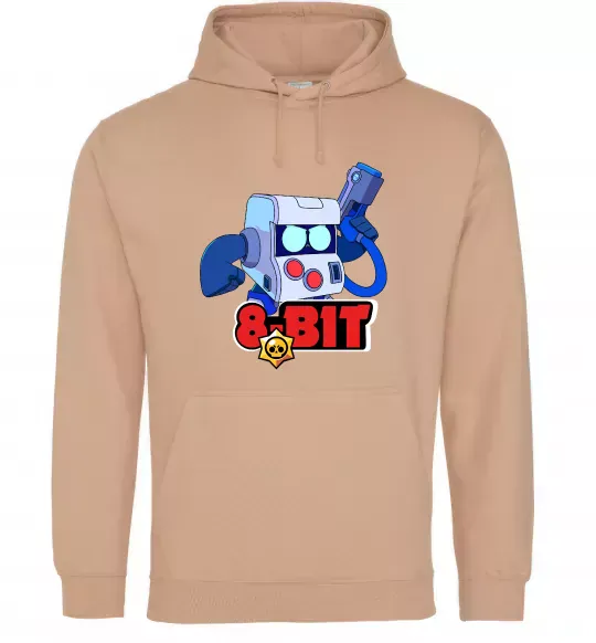 Жіноча толстовка (худі) Brawl Stars 8 bit Пісочний фото