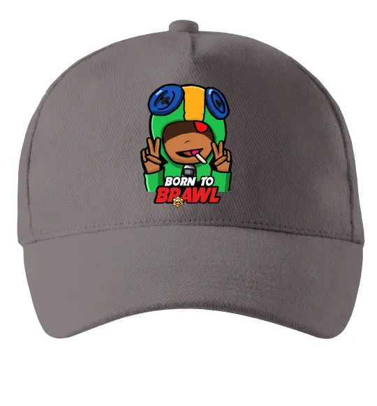 Кепка Born to Brawl Leon Сірий фото