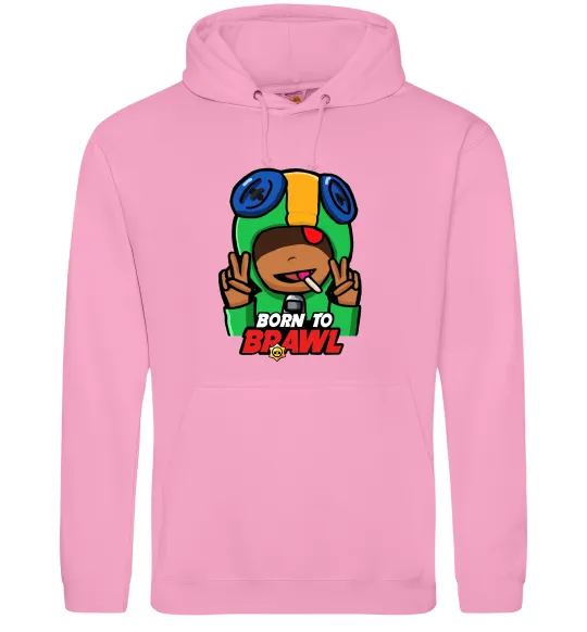 Мужская толстовка (худи) Born to Brawl Leon Розовый фото