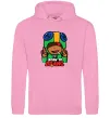 Жіноча толстовка (худі) Born to Brawl Leon Рожевий фото