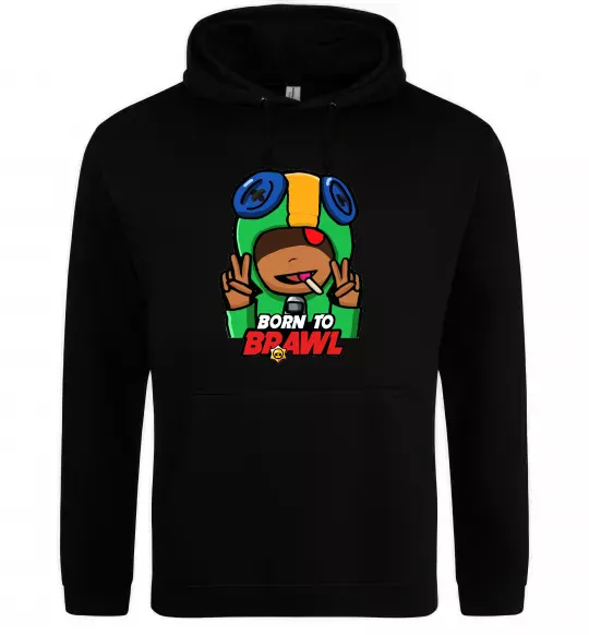 Женская толстовка (худи) Born to Brawl Leon Черный фото