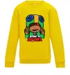 Детский Свитшот Born to Brawl Leon Солнечно желтый фото