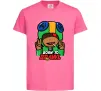 Дитяча футболка Born to Brawl Leon Яскраво-рожевий фото