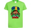 Дитяча футболка Born to Brawl Leon Лаймовий фото