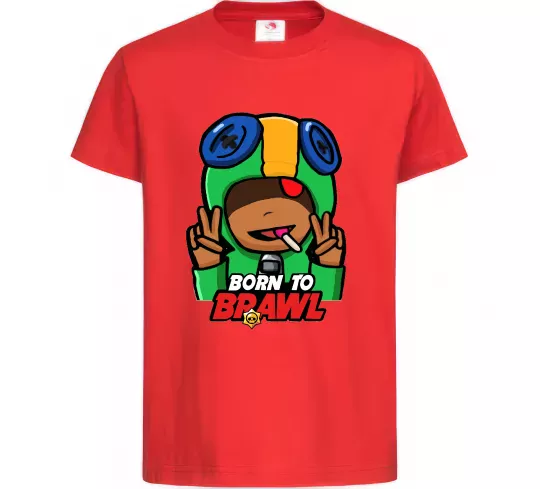 Дитяча футболка Born to Brawl Leon Червоний фото