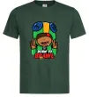 Мужская футболка Born to Brawl Leon Темно-зеленый фото
