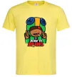 Мужская футболка Born to Brawl Leon Лимонный фото