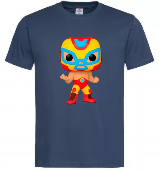 Чоловіча футболка Funko POP luchadores Темно-синій фото