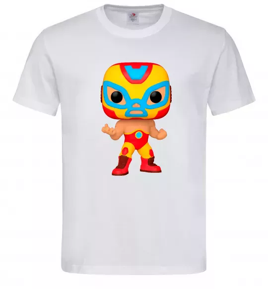 Чоловіча футболка Funko POP luchadores Білий фото
