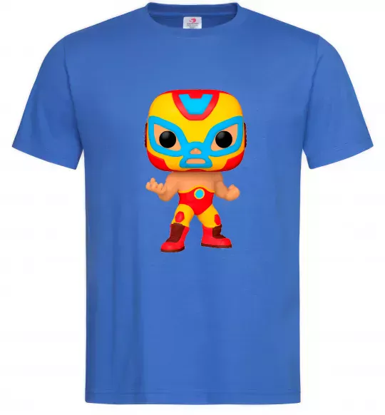 Чоловіча футболка Funko POP luchadores Яскраво-синій фото