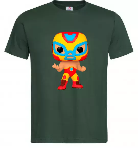 Чоловіча футболка Funko POP luchadores Темно-зелений фото