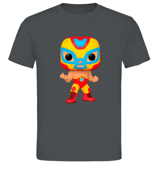 Чоловіча футболка Funko POP luchadores Графіт фото