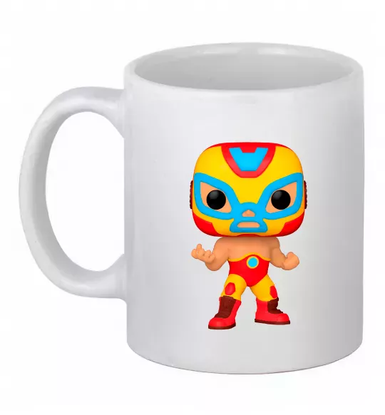 Чашка керамічна Funko POP luchadores Білий фото