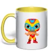 Чашка з кольоровою ручкою Funko POP luchadores Лимонний фото