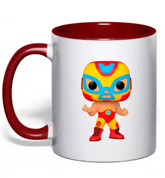 Чашка с цветной ручкой Funko POP luchadores Красный фото