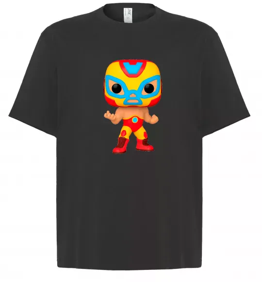 Футболка Оверсайз Funko POP luchadores Черный фото