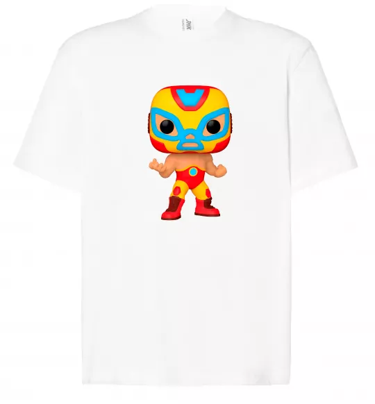 Футболка Оверсайз Funko POP luchadores Белый фото