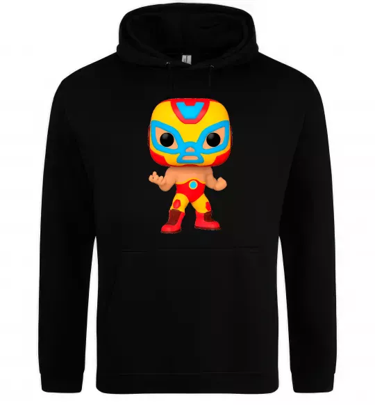 Мужская толстовка (худи) Funko POP luchadores Черный фото