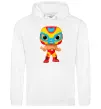 Мужская толстовка (худи) Funko POP luchadores Белый фото