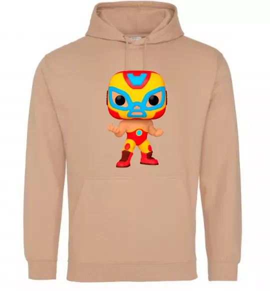 Мужская толстовка (худи) Funko POP luchadores Песочный фото