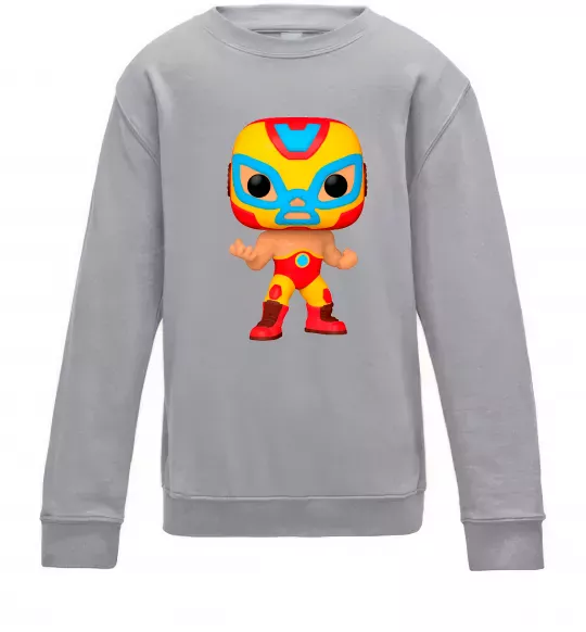 Детский Свитшот Funko POP luchadores Серый меланж фото
