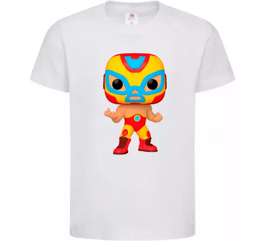 Дитяча футболка Funko POP luchadores Білий фото
