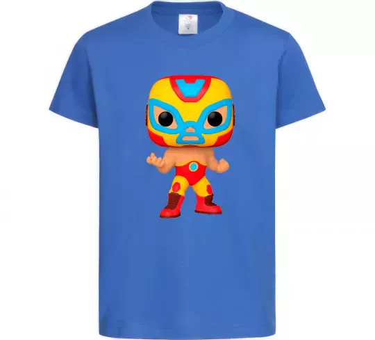 Дитяча футболка Funko POP luchadores Яскраво-синій фото