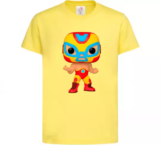 Дитяча футболка Funko POP luchadores Лимонний фото