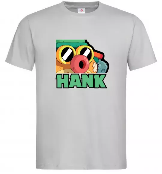 Мужская футболка Brawl Stars Хенк Серый фото