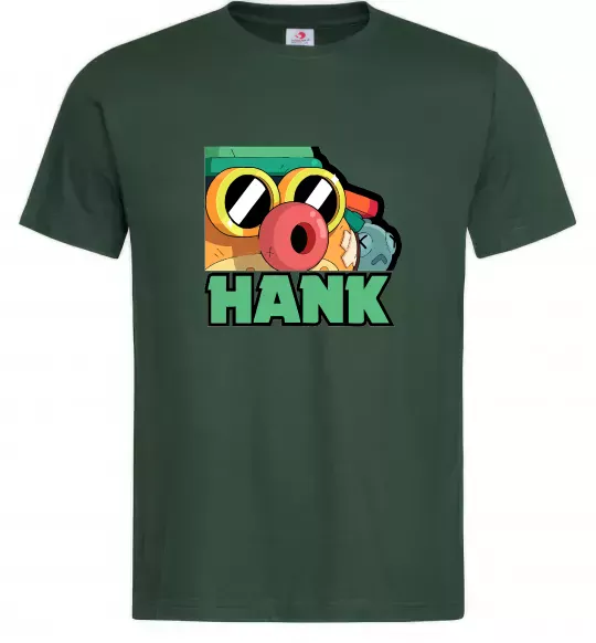 Мужская футболка Brawl Stars Хенк Темно-зеленый фото