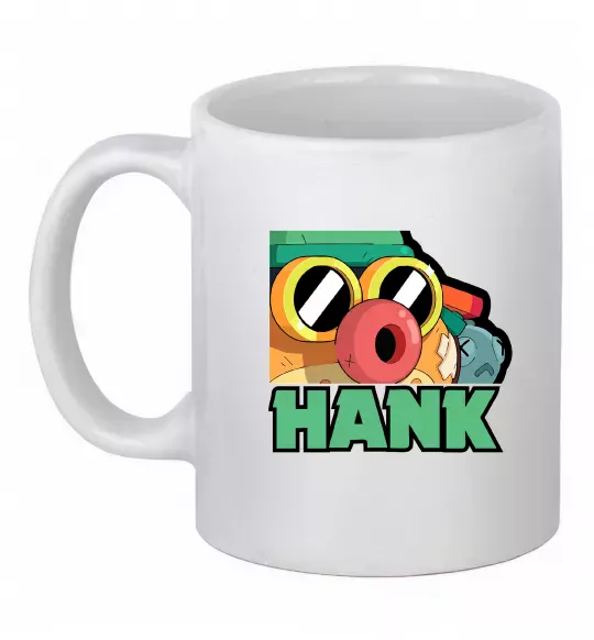 Чашка керамічна Brawl Stars Хенк Білий фото