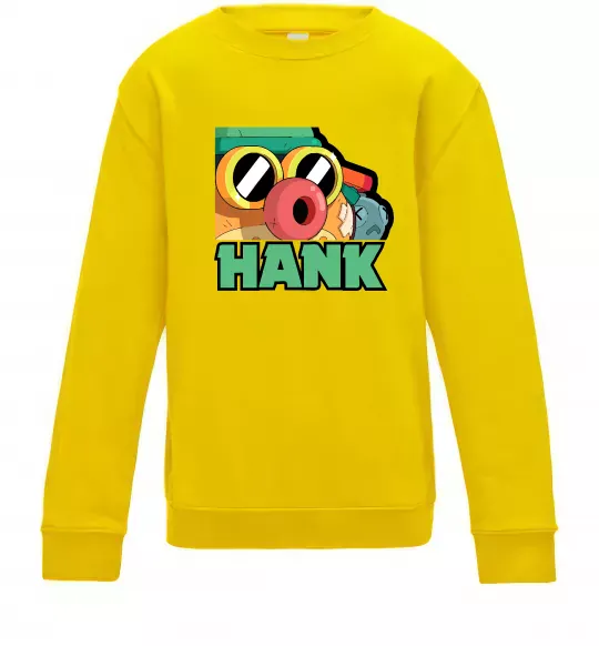 Детский Свитшот Brawl Stars Хенк Солнечно желтый фото
