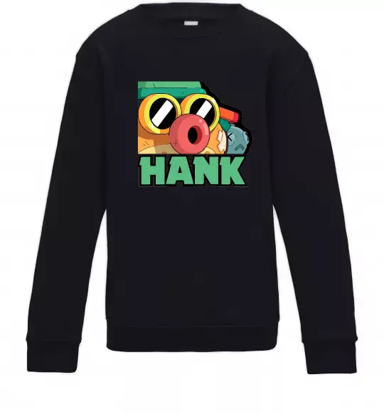 Детский Свитшот Brawl Stars Хенк Черный фото