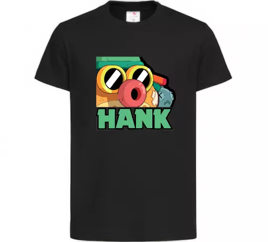 Дитяча футболка Brawl Stars Хенк Чорний фото