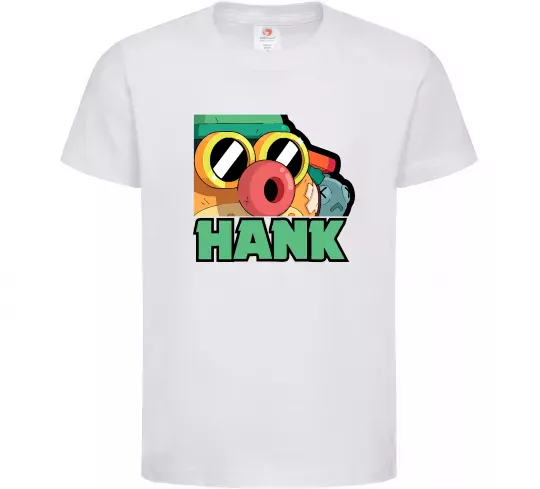 Дитяча футболка Brawl Stars Хенк Білий фото