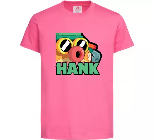 Дитяча футболка Brawl Stars Хенк Яскраво-рожевий фото