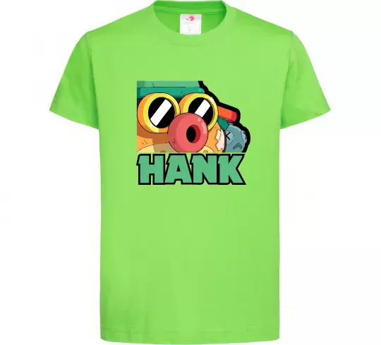 Дитяча футболка Brawl Stars Хенк Лаймовий фото