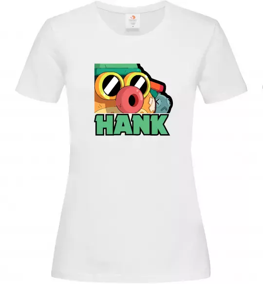 Жіноча футболка Brawl Stars Хенк Білий фото
