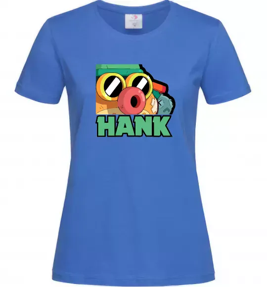 Жіноча футболка Brawl Stars Хенк Яскраво-синій фото