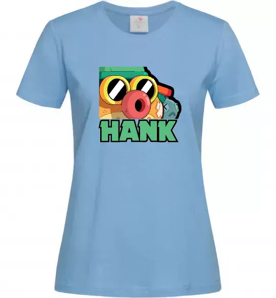 Жіноча футболка Brawl Stars Хенк Блакитний фото